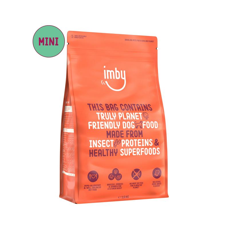 Imby Pet Food Hondenbrokken Insecteneiwit Extra Klein 1-10Kg (1500 gr)