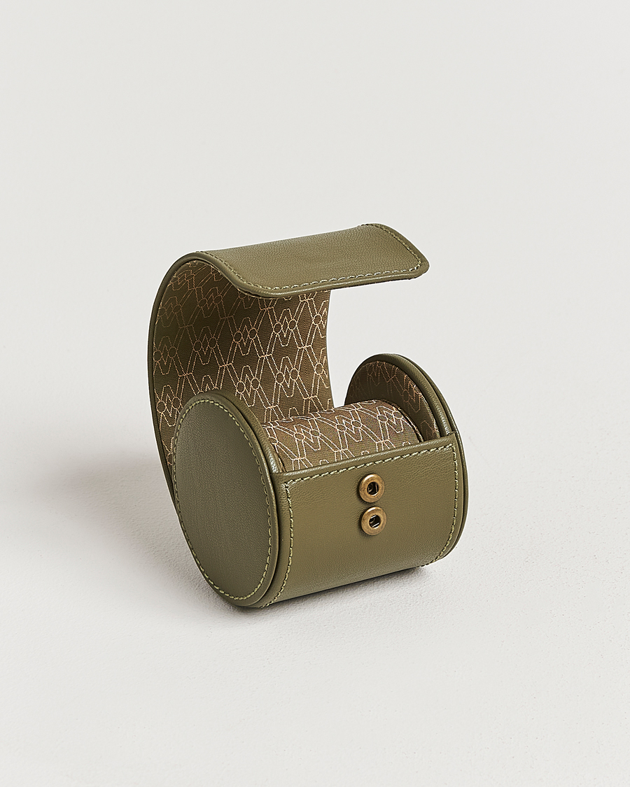 WOLF Single Watch Roll Earth Olive