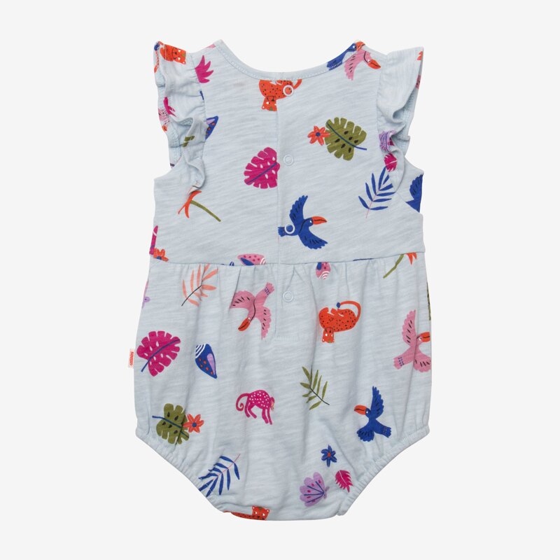 Combi courte bébé fille exotique bleu Catimini Bleu