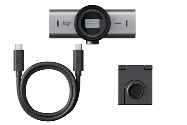 Logitech MX Brio 705 for Business - Webcam - farve - 8,5 MP - 4096 x 2160 - audio - USB-C