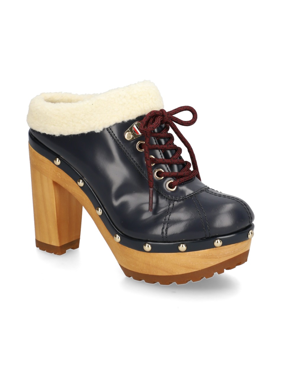 HIGH HEEL CLOG MULE MONOGRAM