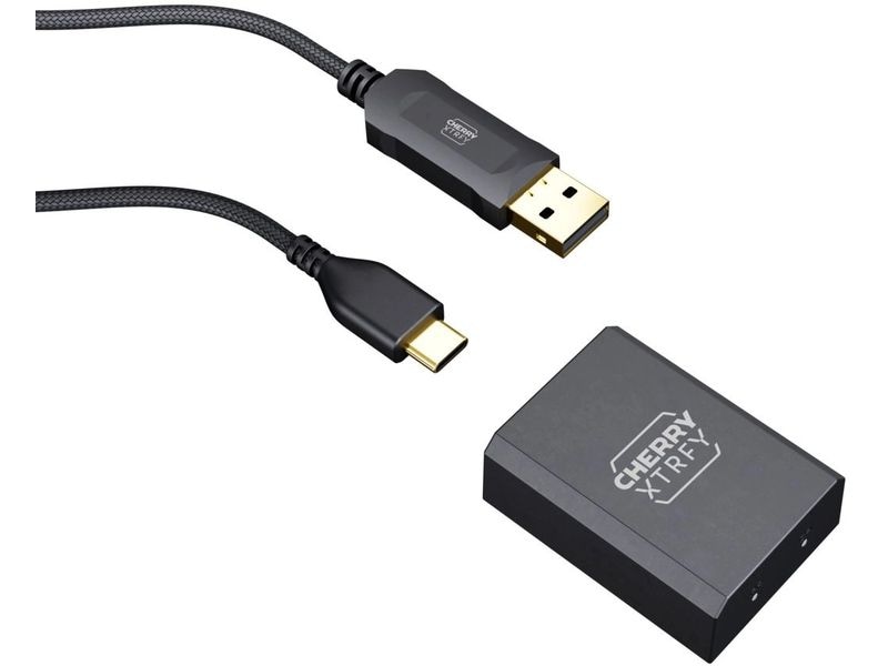 Cherry Gaming-Maus XTRFY M68 Pro Schwarz Ultraschnelle symmetrische Gaming-Funkmaus