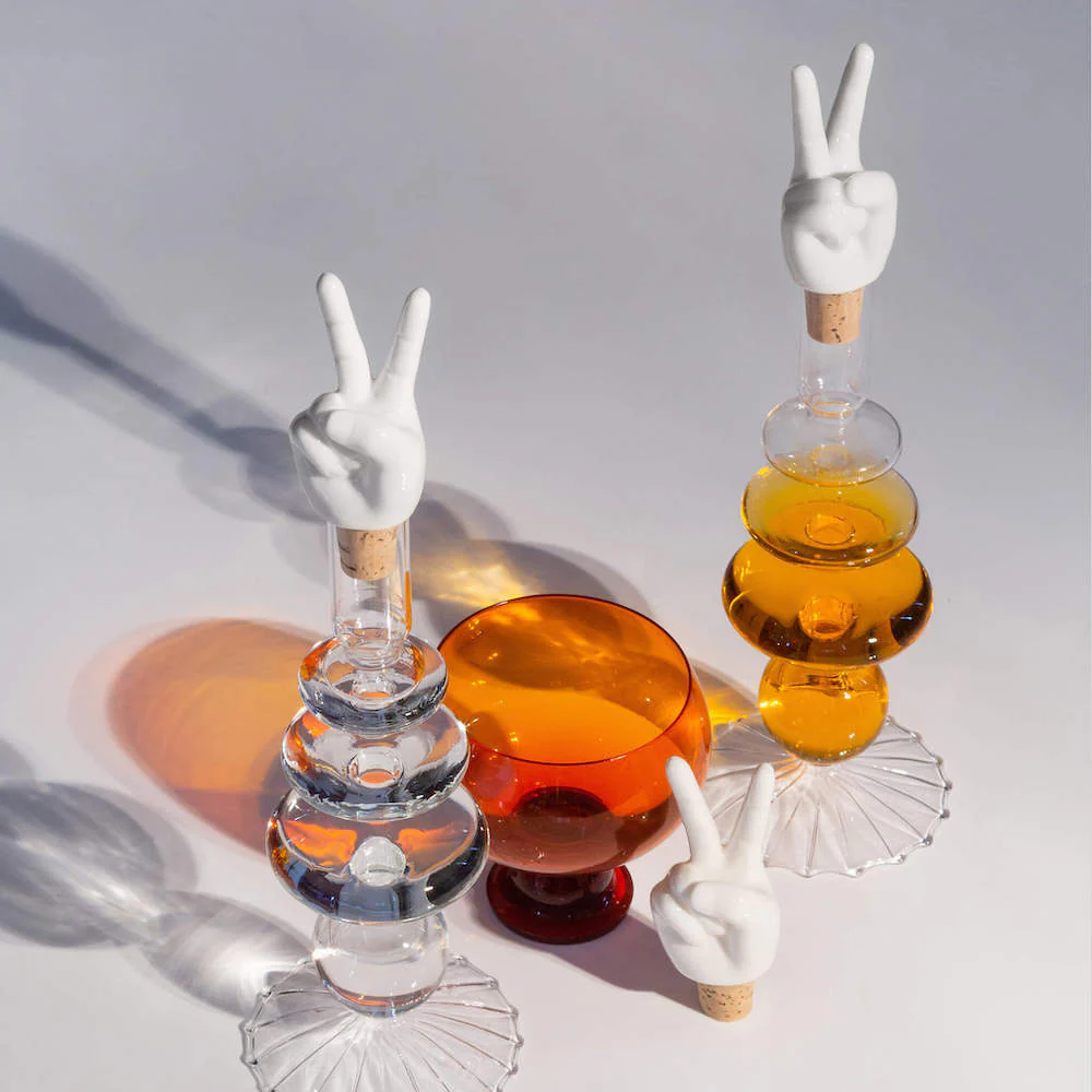 Donkey  Flaskeprop - Peace Hands