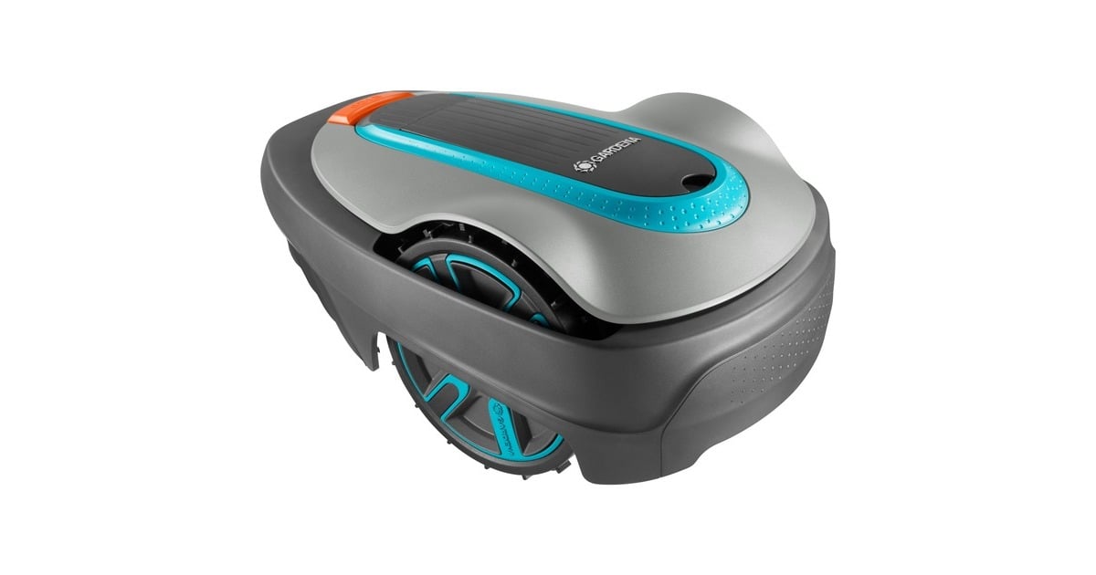 GARDENARobotmaaier SILENO city 250  (Grijs/turquoise, 15001-26, 250 m², Li-ion accu inbegrepen, Bluetooth)