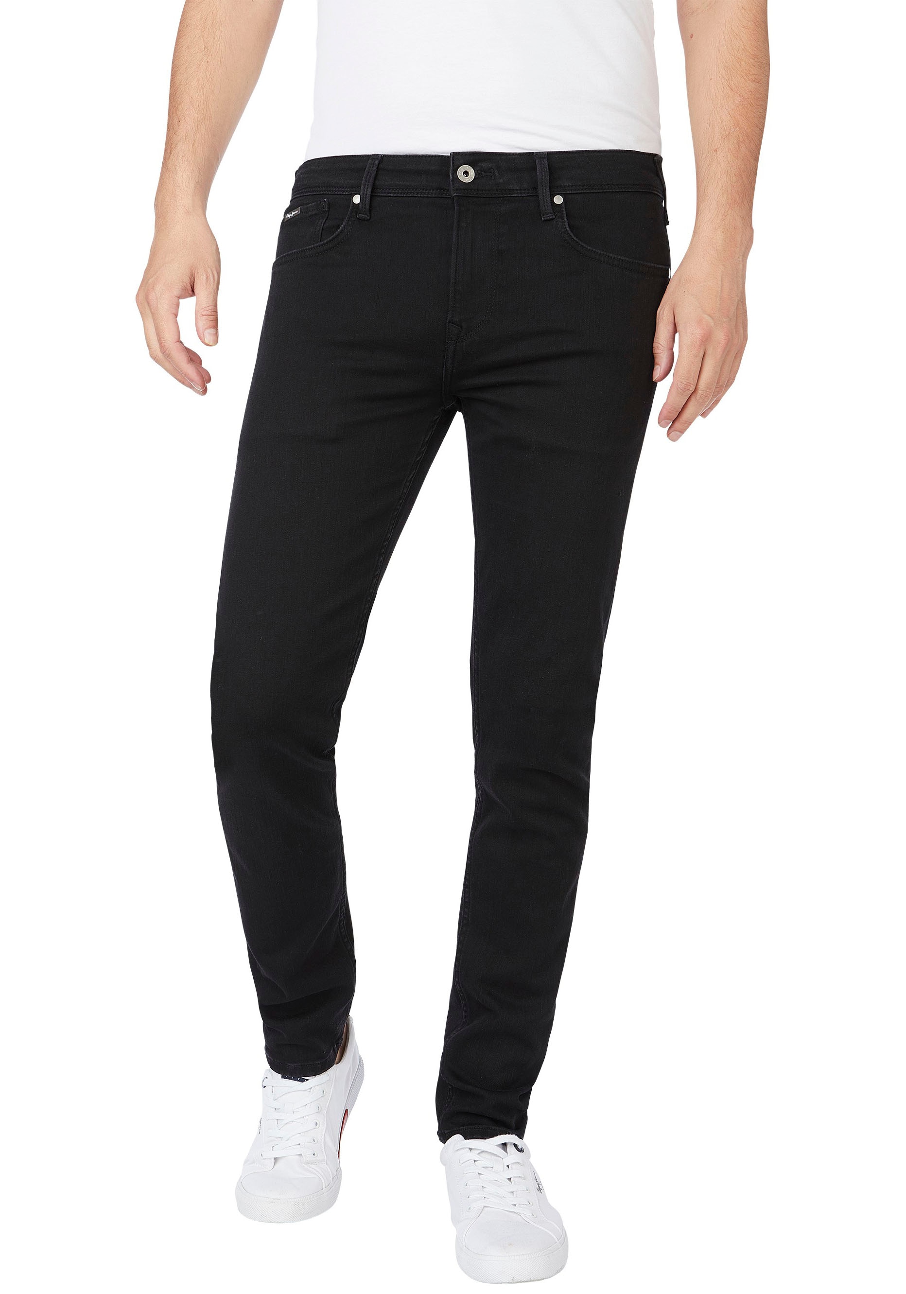Pepe Jeans Skinny-fit-Jeans »Finsbury«, mit niedrigerer Leibhöhe
