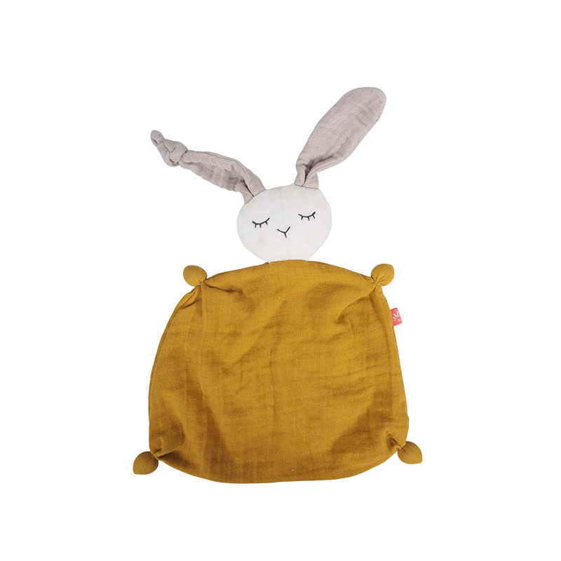Schmusetuch Hase Senfgelb