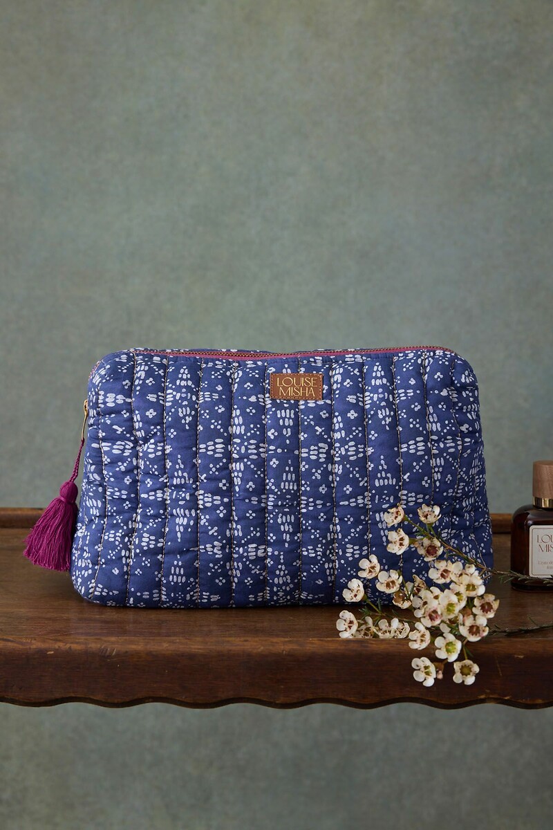 LOUISE MISHA<br>Necessaire com estampa gráfica, TEIKI