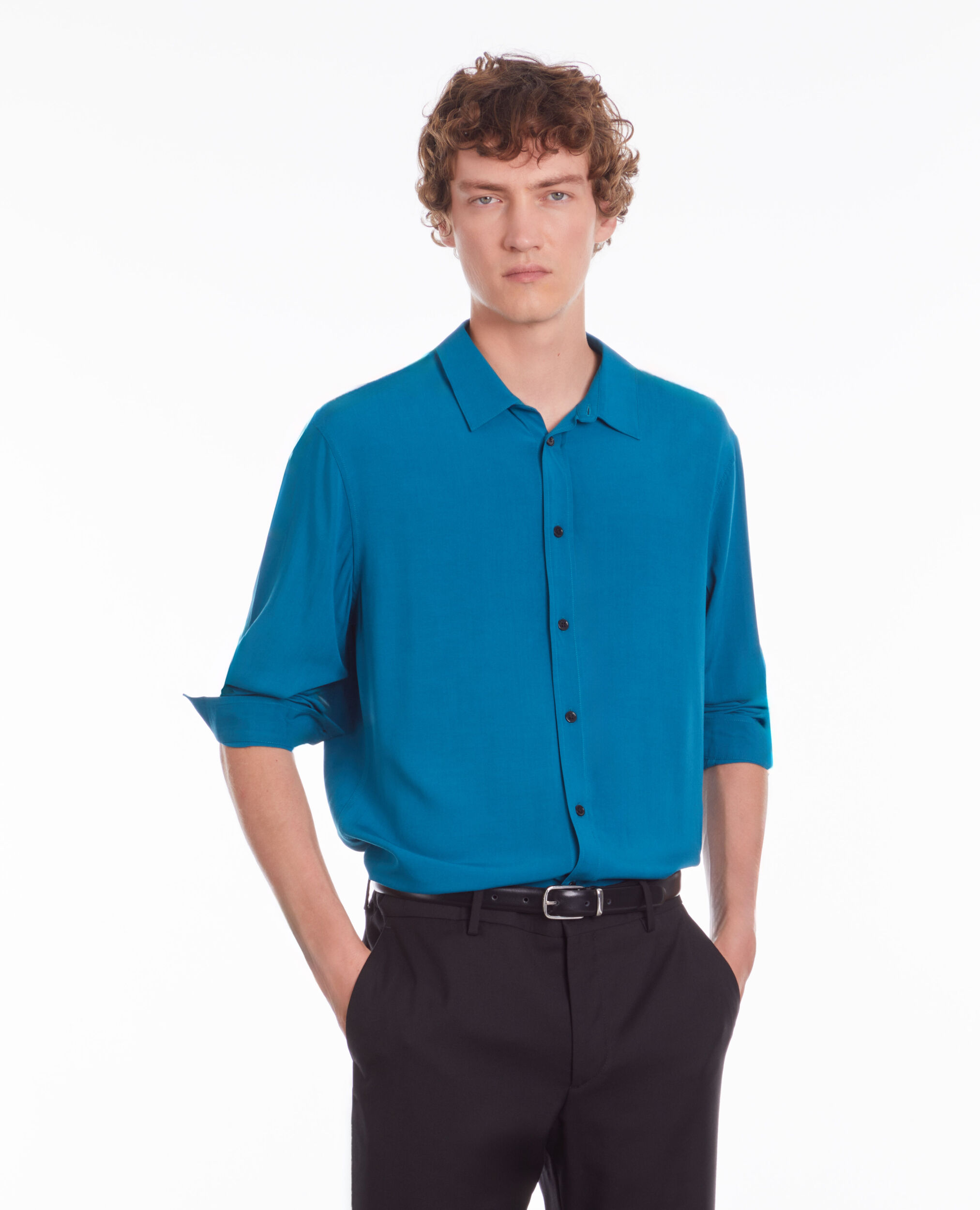Chemise bleue