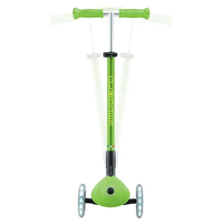 Authentic Sports Globber Primo Foldable Plus Lights grün-lime grün, mit Leuchtrollen