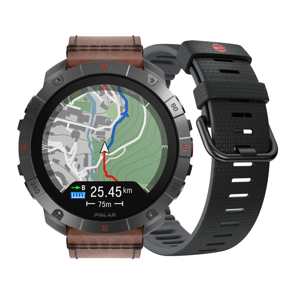Neu Polar Grit X2 Pro Titan Premium Outdoor-Uhr