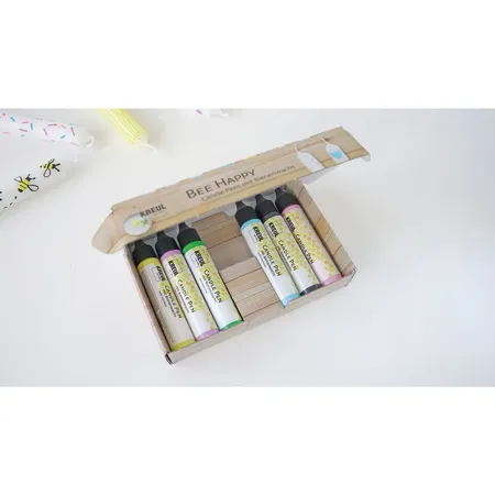KREUL Candle Pen 6er Set Bee Happy