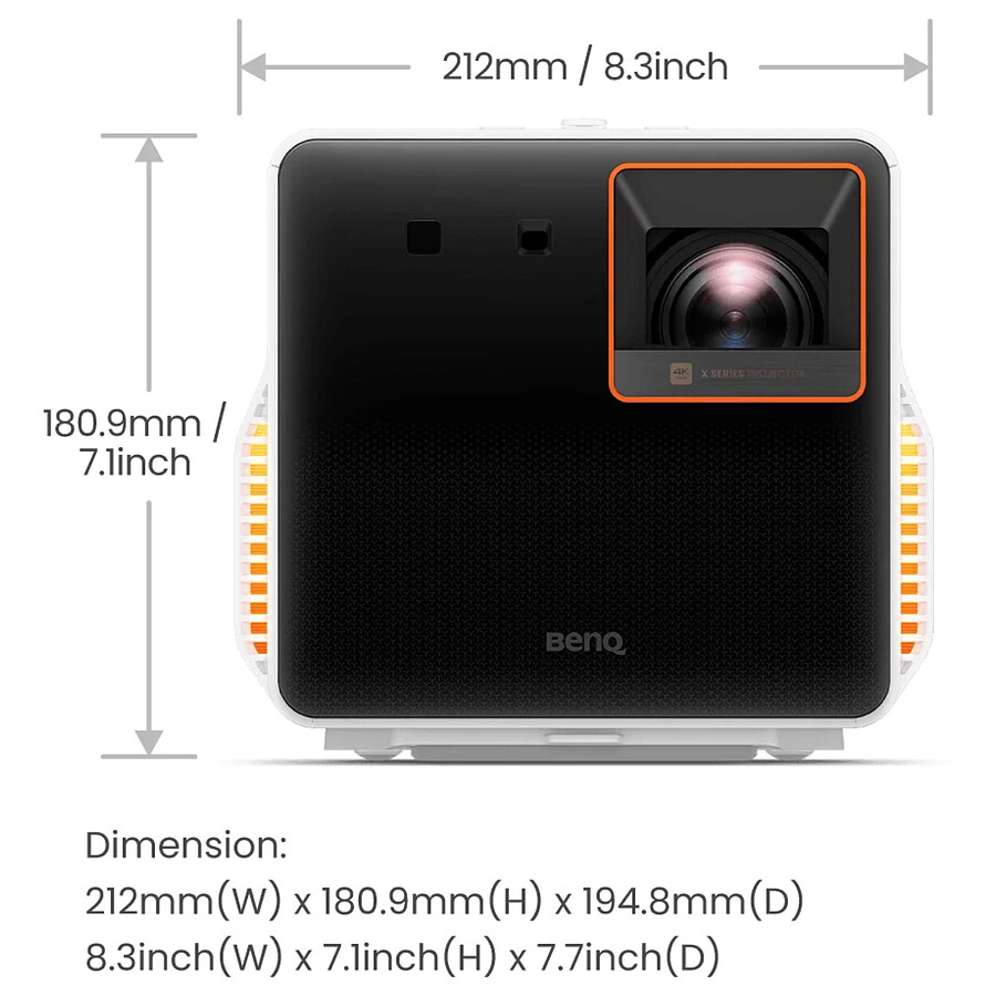 BenQ X300G - DLP LED UHD 4K - 2000 Lumens