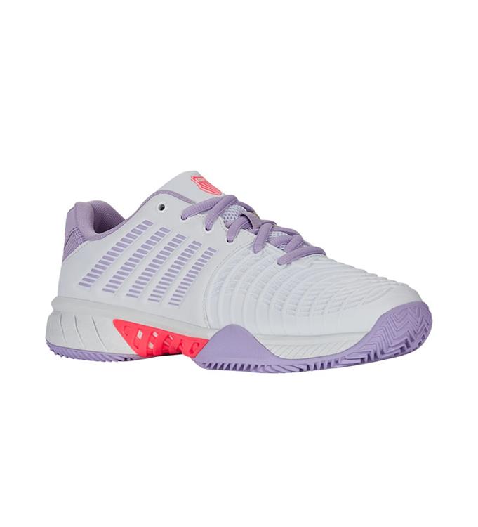 K-Swiss EXPRESS LIGHT 3 CLAY 98563182M WHITE-ORCHID-PETAL-NEON-BLAZE