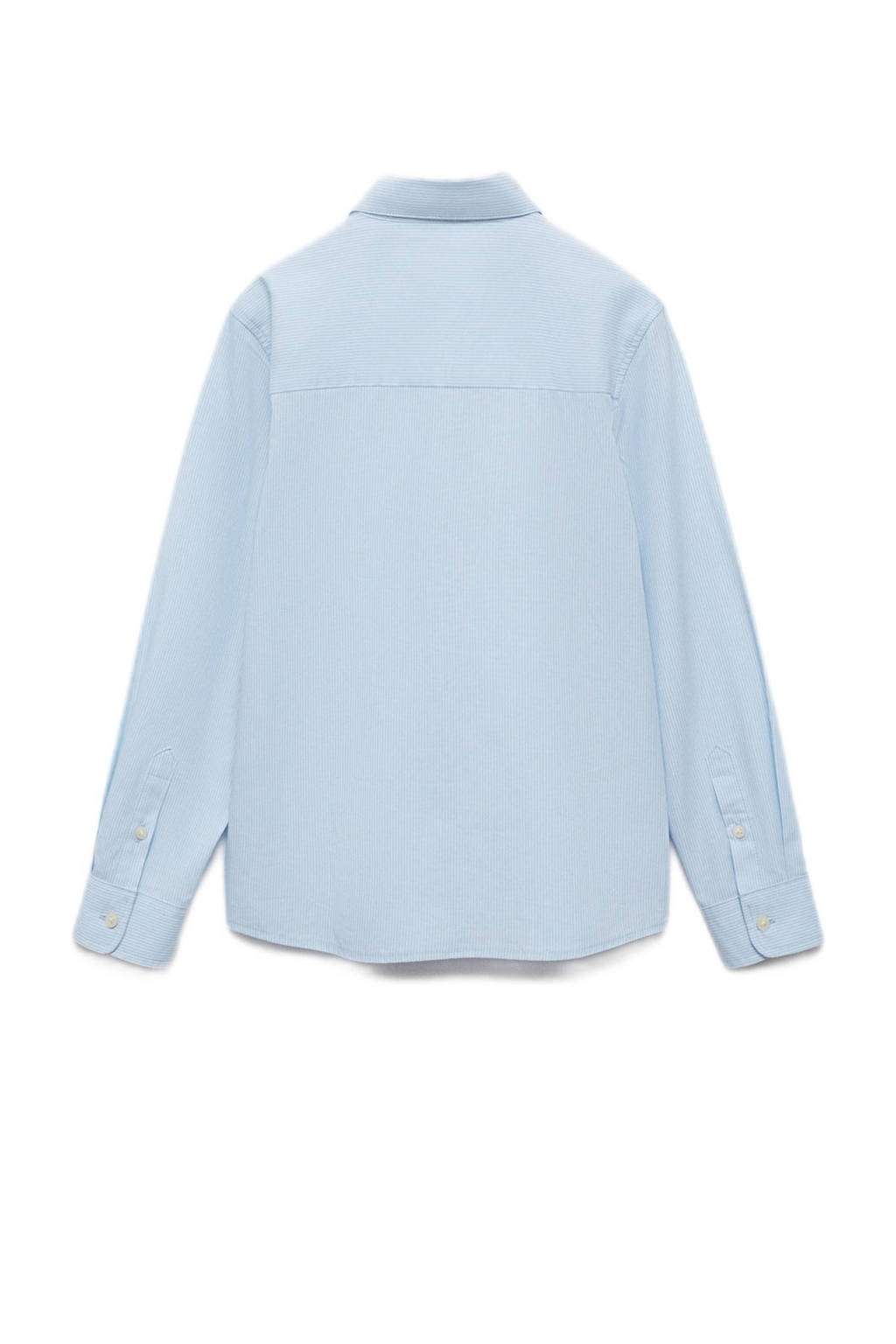 Mango Kids gestreepte blouse lichtblauw