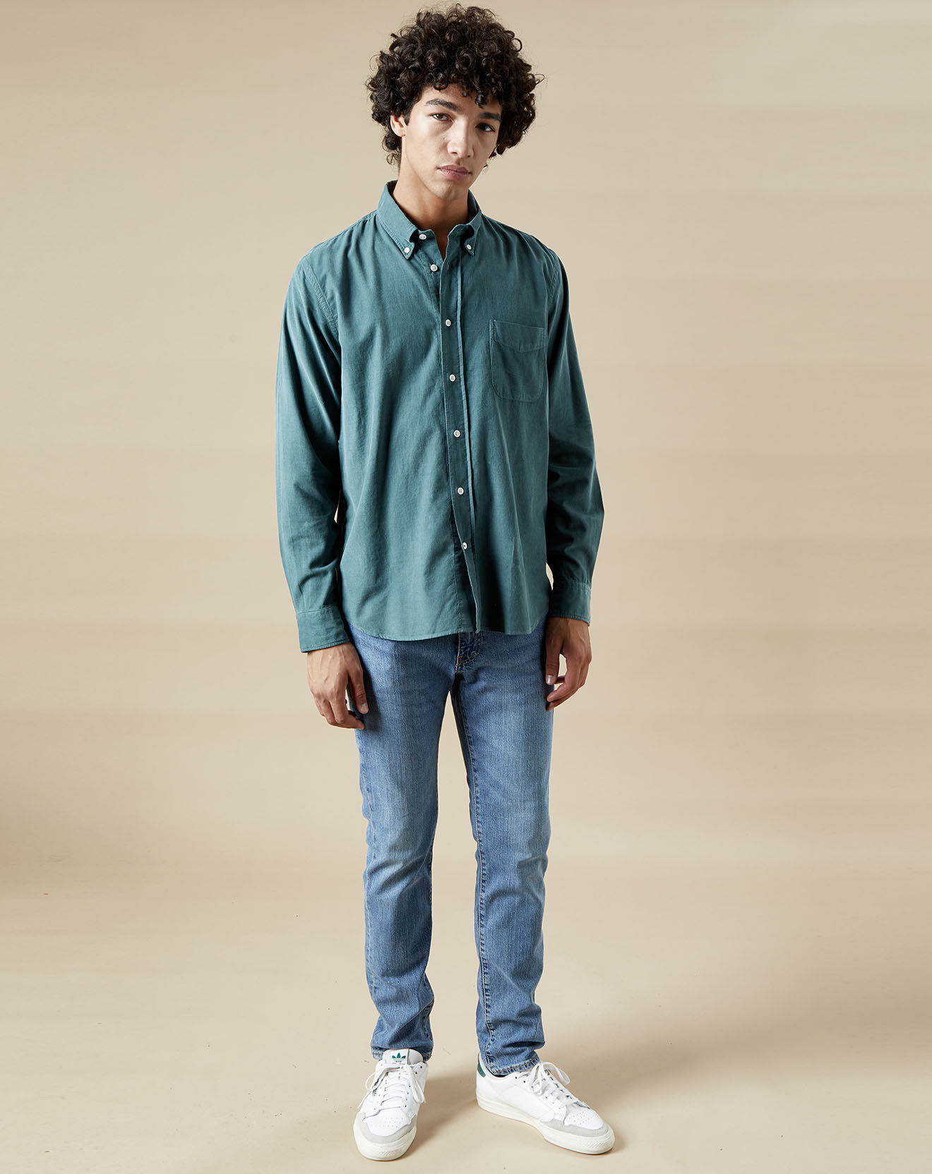 Hartford Chemise en Velours Milleraies regular Pitt Pat raf