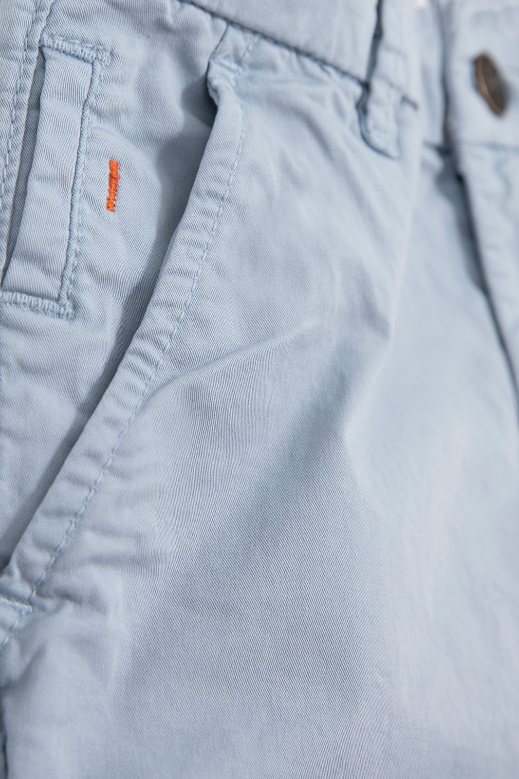 Blauwe chino shorts