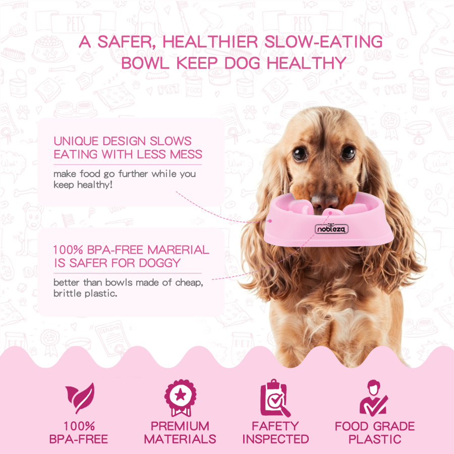 Alimentador Noble Anti-Engolição para Cães