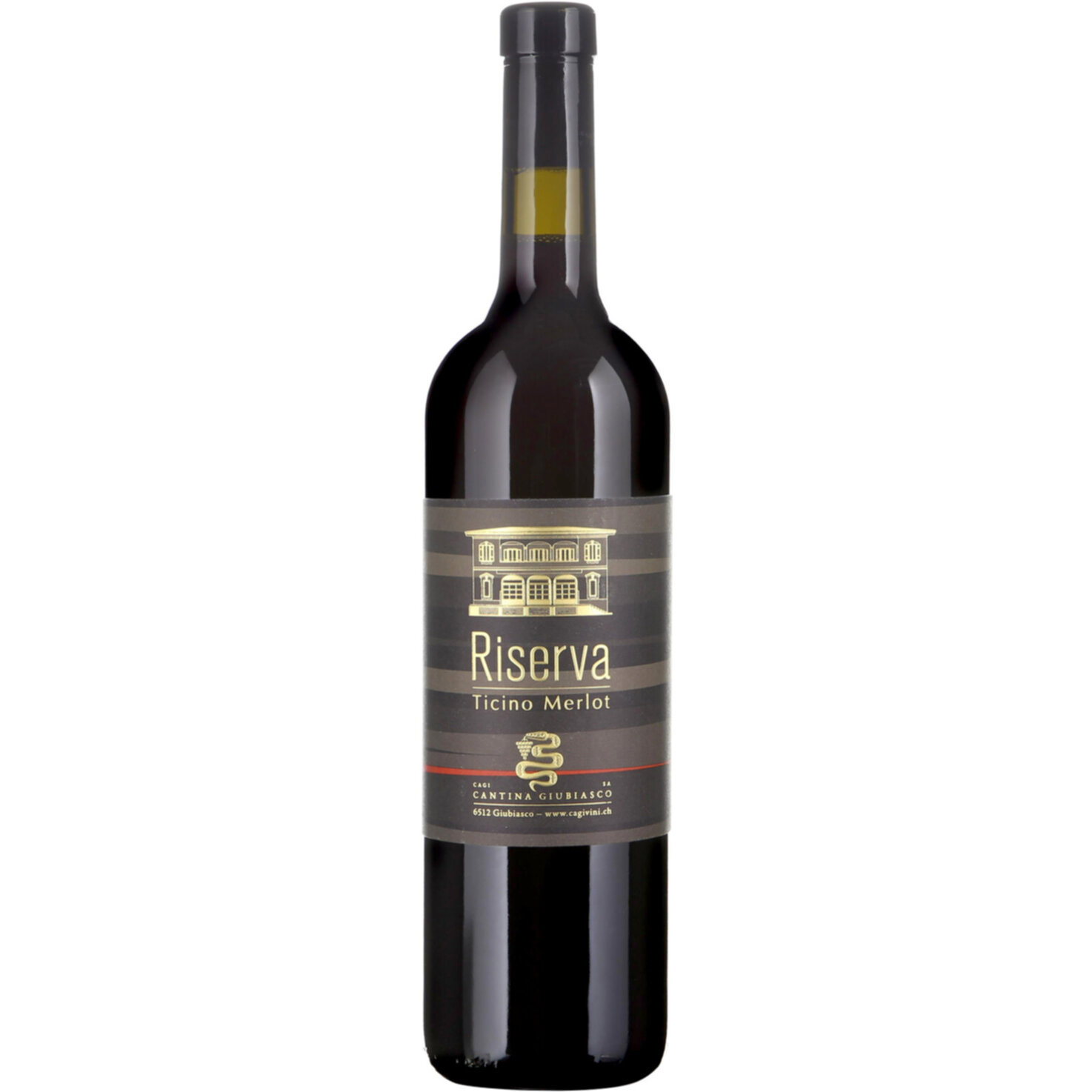 Merlot Ticino DOC Riserva Cantina Ciubiasco -75cl