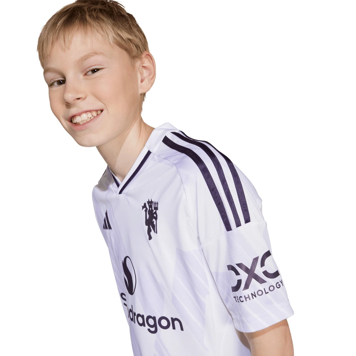 Camisola adidas Manchester United Segundo Equipamento 2025-2026 Criança