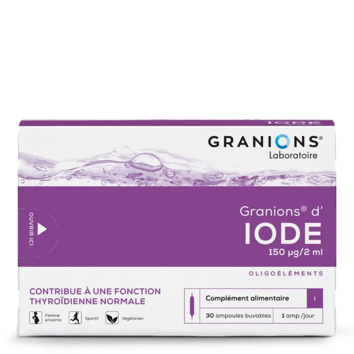 Granions d'Iode - 30 Ampoules