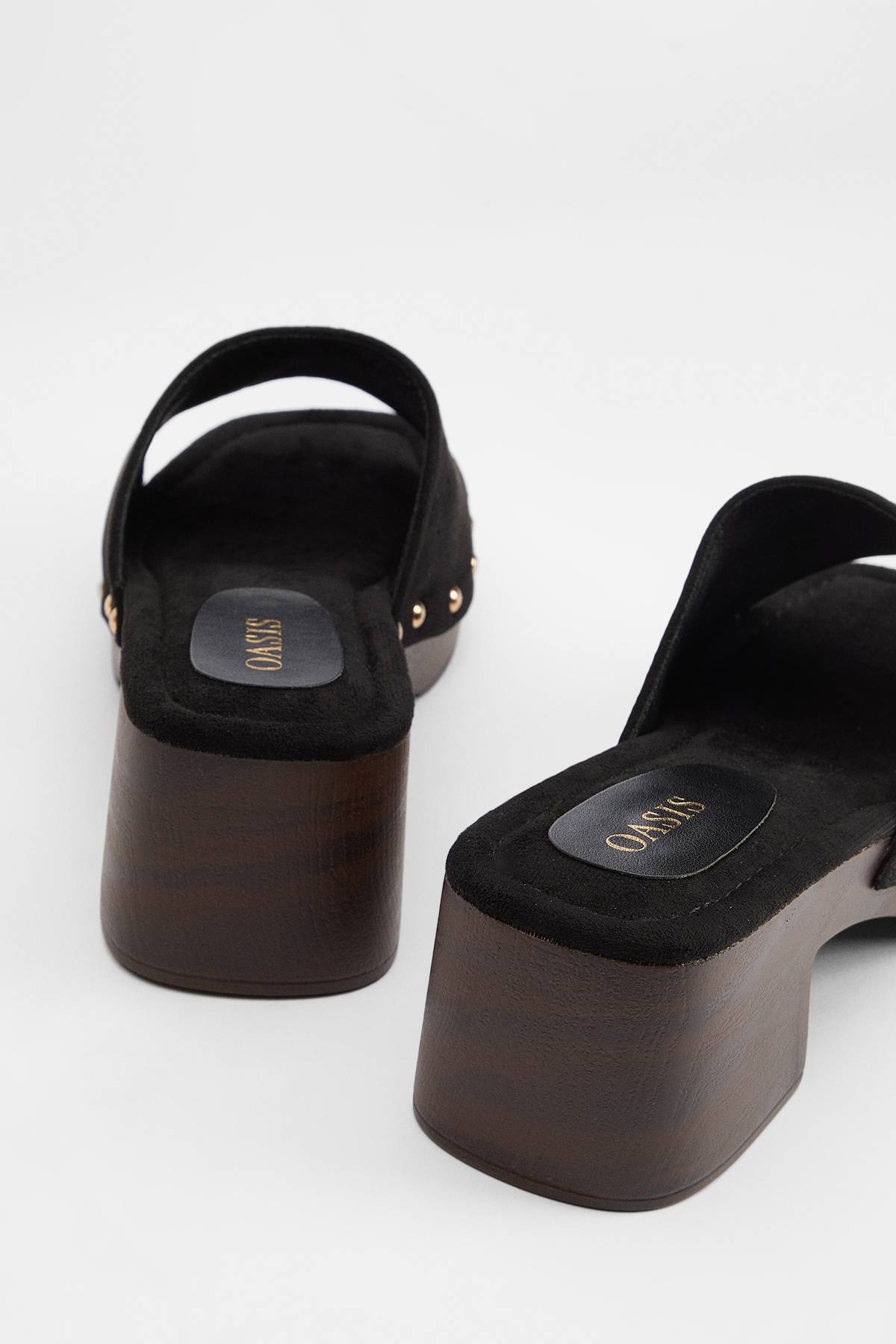 Oasis Sandales Mules À Talons Hauts Henrie En Synthétique