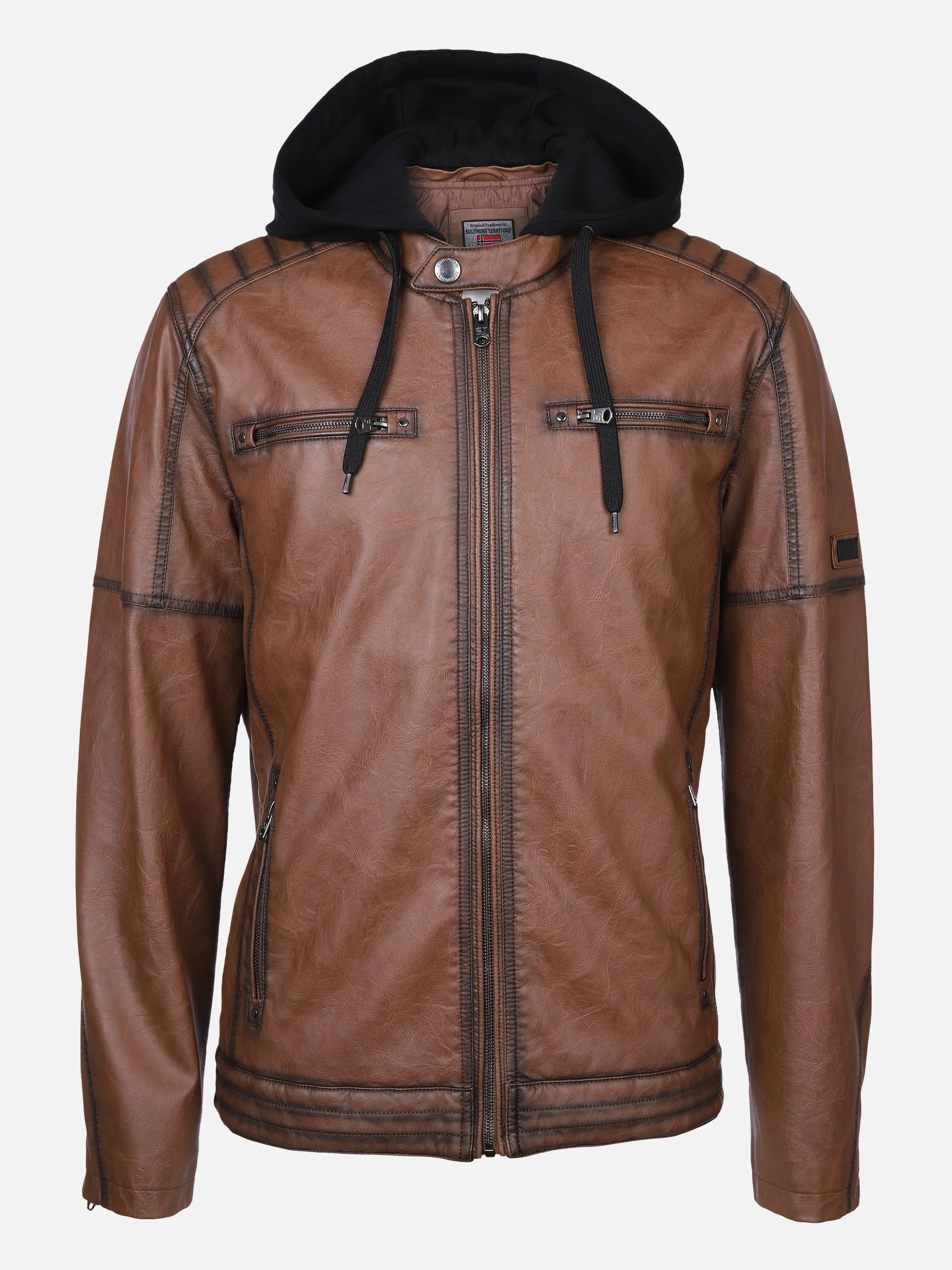 Herren Bikerjacke in 2in1 Optik
