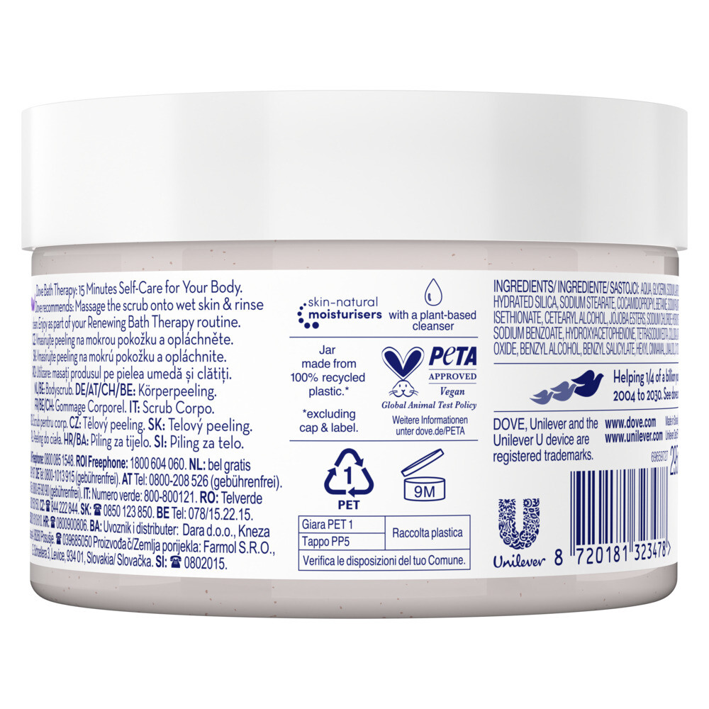Dove Bath Therapy Renew Bodyscrub295 ml
