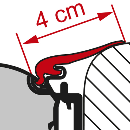 Joint d'étanchéité FIAMMA Kit Rain Guard M 550