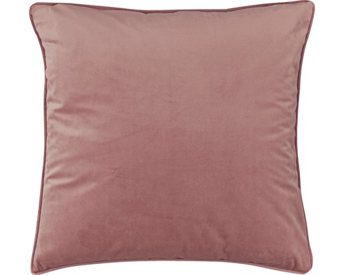 Kussenhoes fluweel 14, effen kleur, oudroze, 50x50 cm