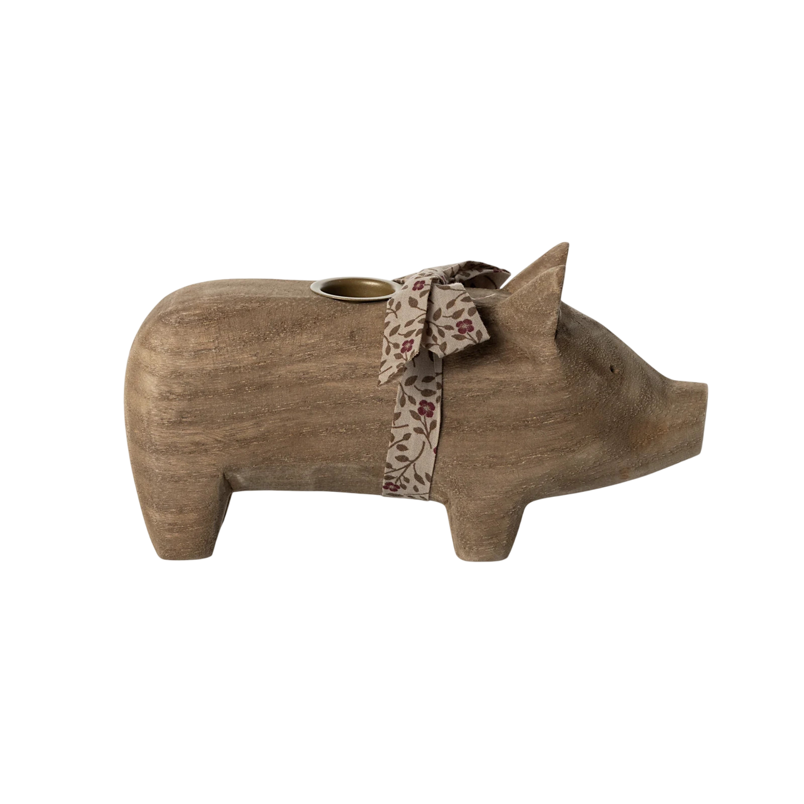 Maileg Kerzenhalter Mittleres Schwein Natur