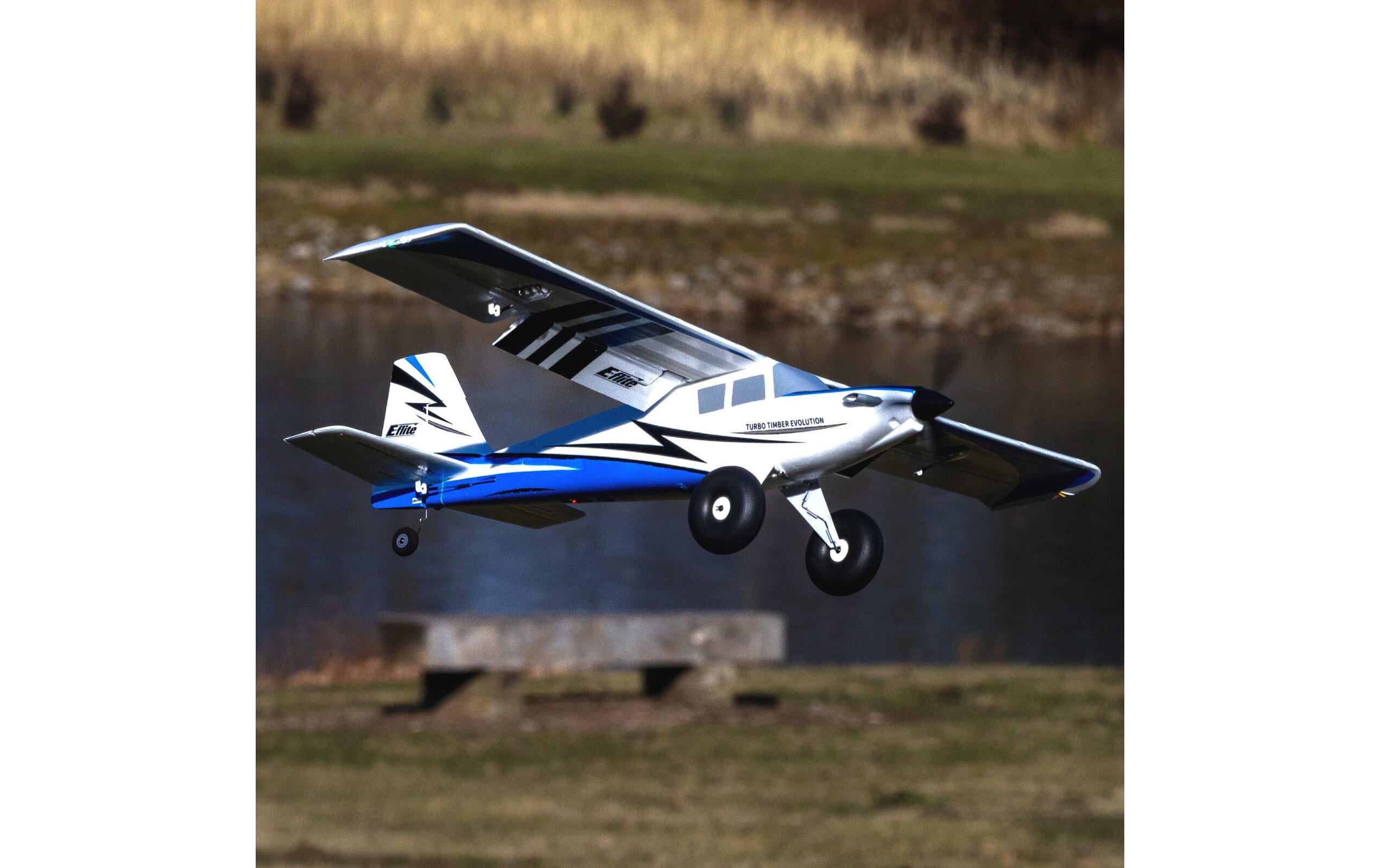Motorflugzeug UMX Turbo Timber Evolution 698 mm BNF Basic<br>Kompaktes STOL Flugmodell mit Spektrum Technik