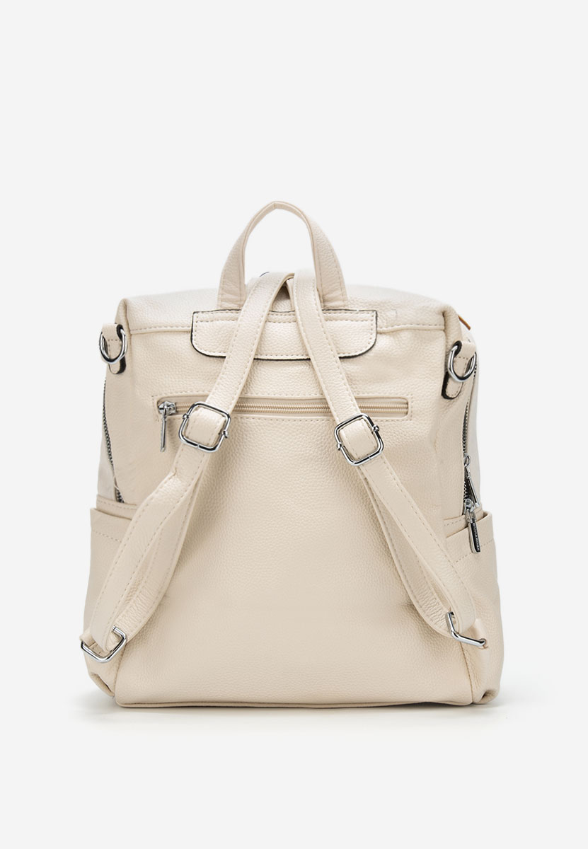 Sac à dos pour femme beige Silvia Rosa 6129