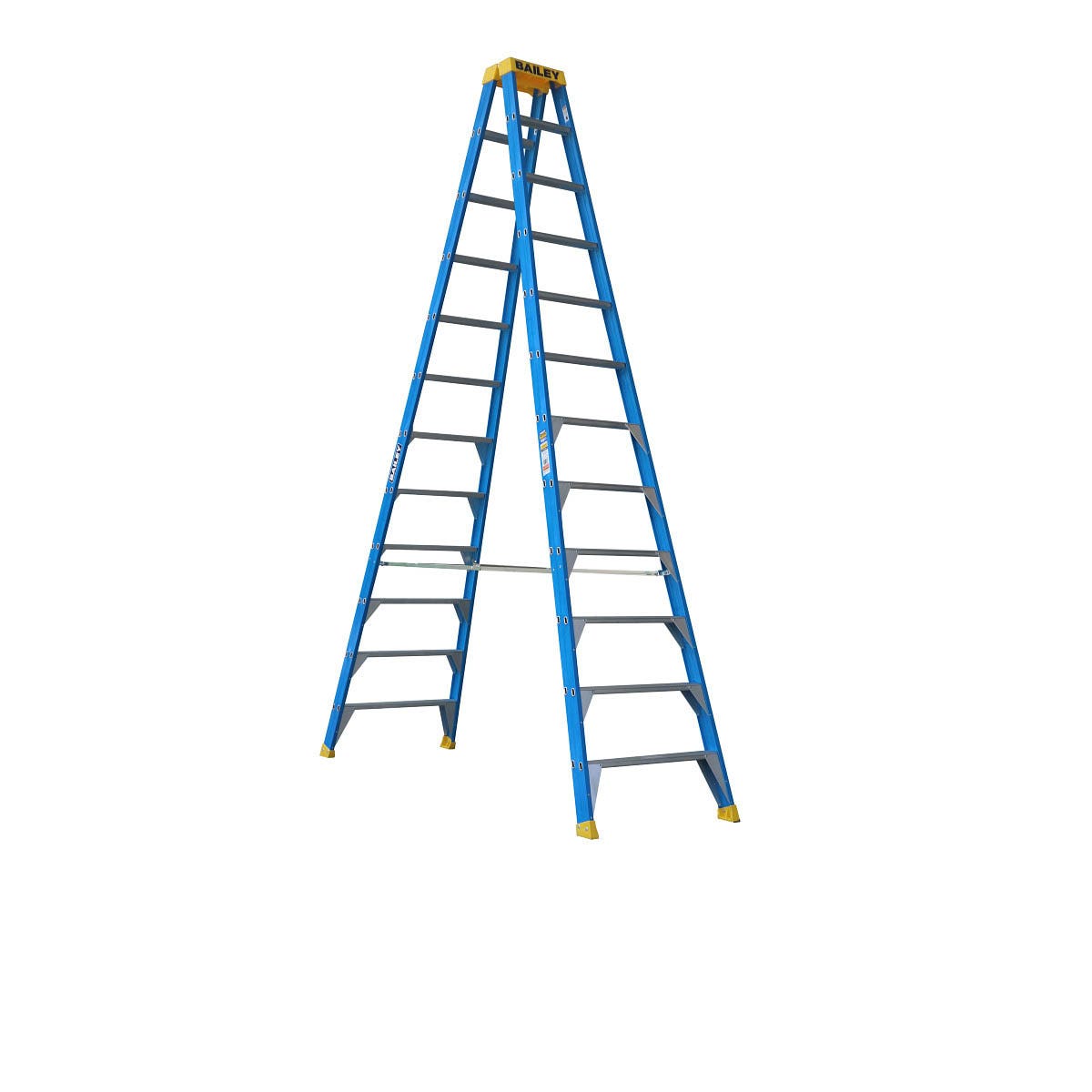 BAILEY Pro Fibreglass Double Sied Ladder 12 FS13984