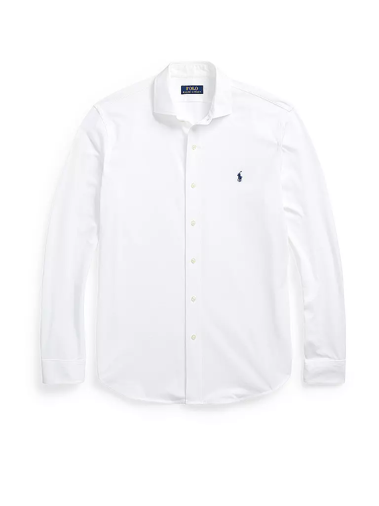 POLO RALPH LAUREN Jerseyhemd Slim Fit weiss