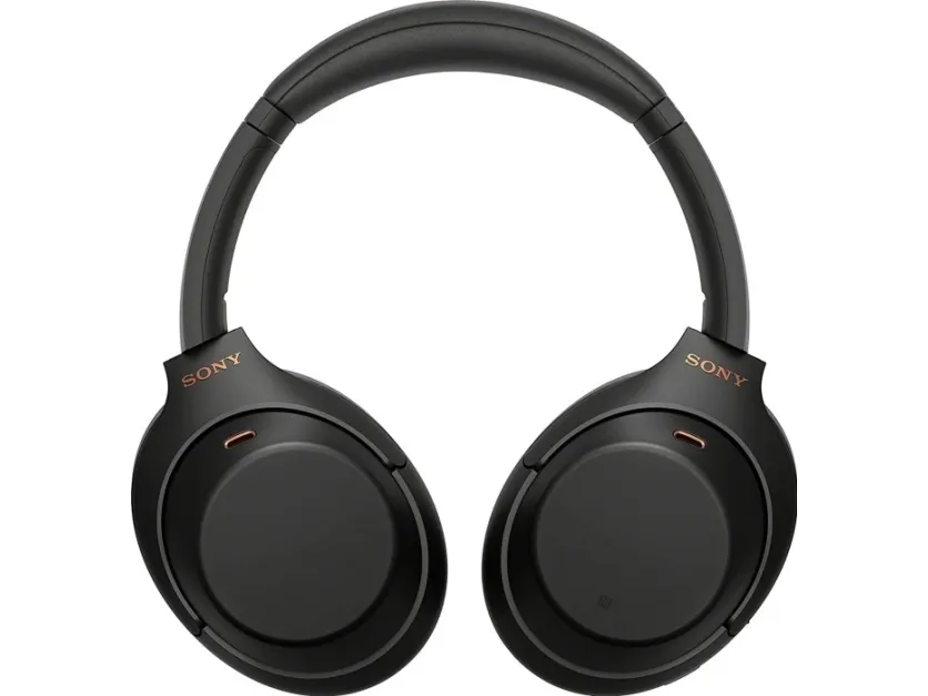 Sony WH-1000XM4 - Hovedtelefoner med mik. - fuld størrelse - Bluetooth - trådløs, kablet - NFC - aktiv støjfjerning - 3,5 mm jackstik - sort
