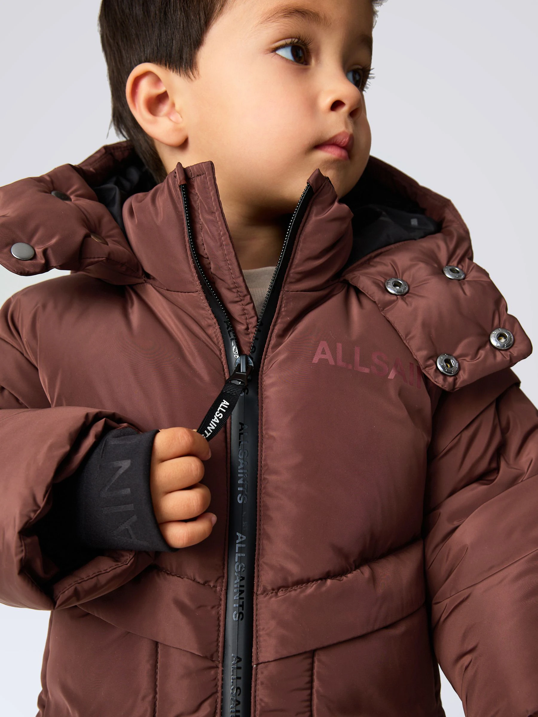 smALLSAINTS Boys Logo Padded Younger Coat