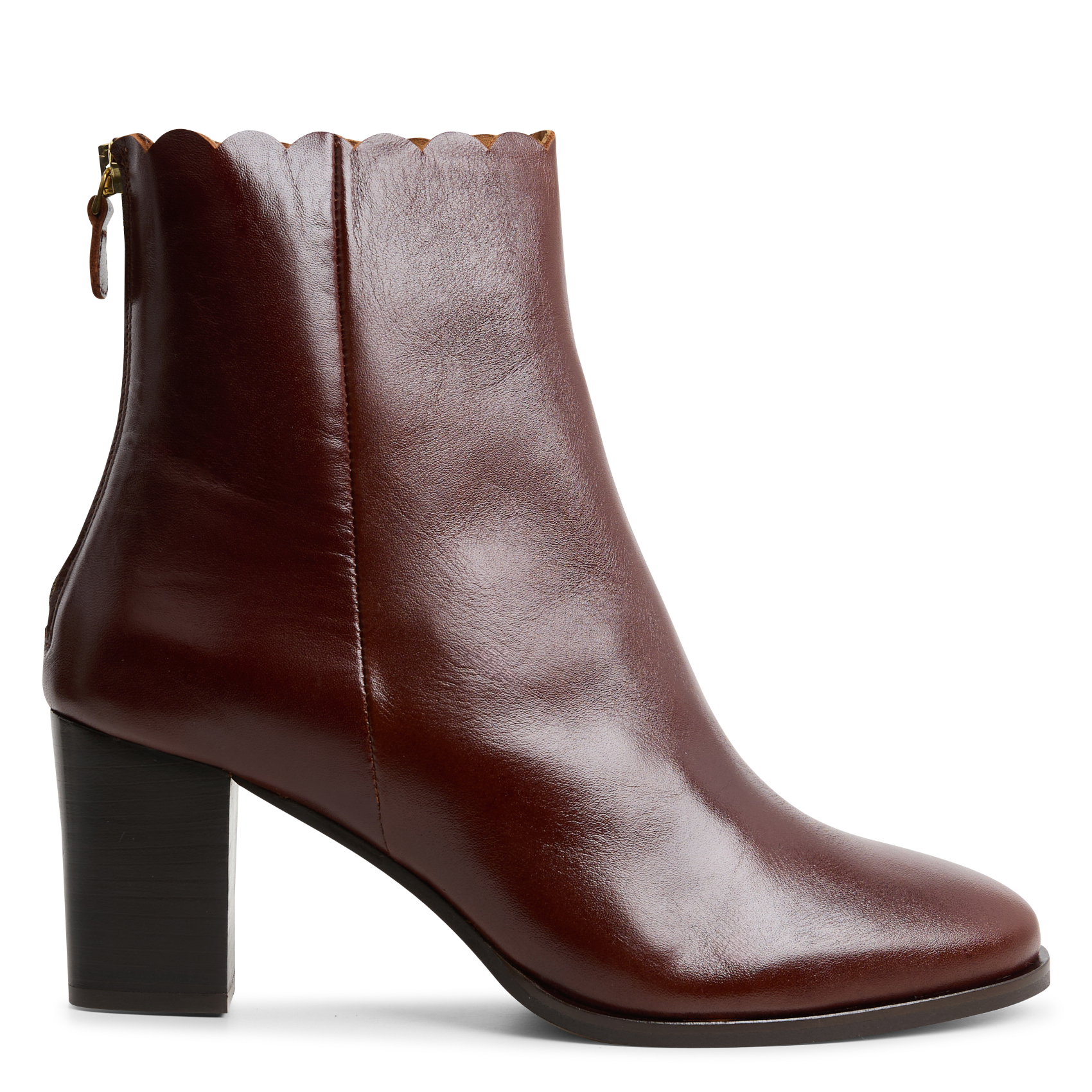 GISELLE - Bottines en cuir | Marron