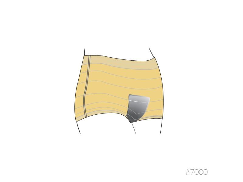 Carriwell Krankenhaus Unterhose 4er Set, Weiss Gr. One Size Einweg-Unterhose, 4 Stück