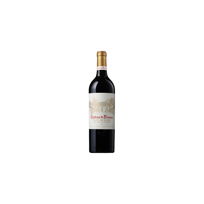 Château DE PRESSAC 2022 - Saint-Émilion Grand Cru - Grand Cru Classé - par Caisse bois de 6 bouteilles 75 cl