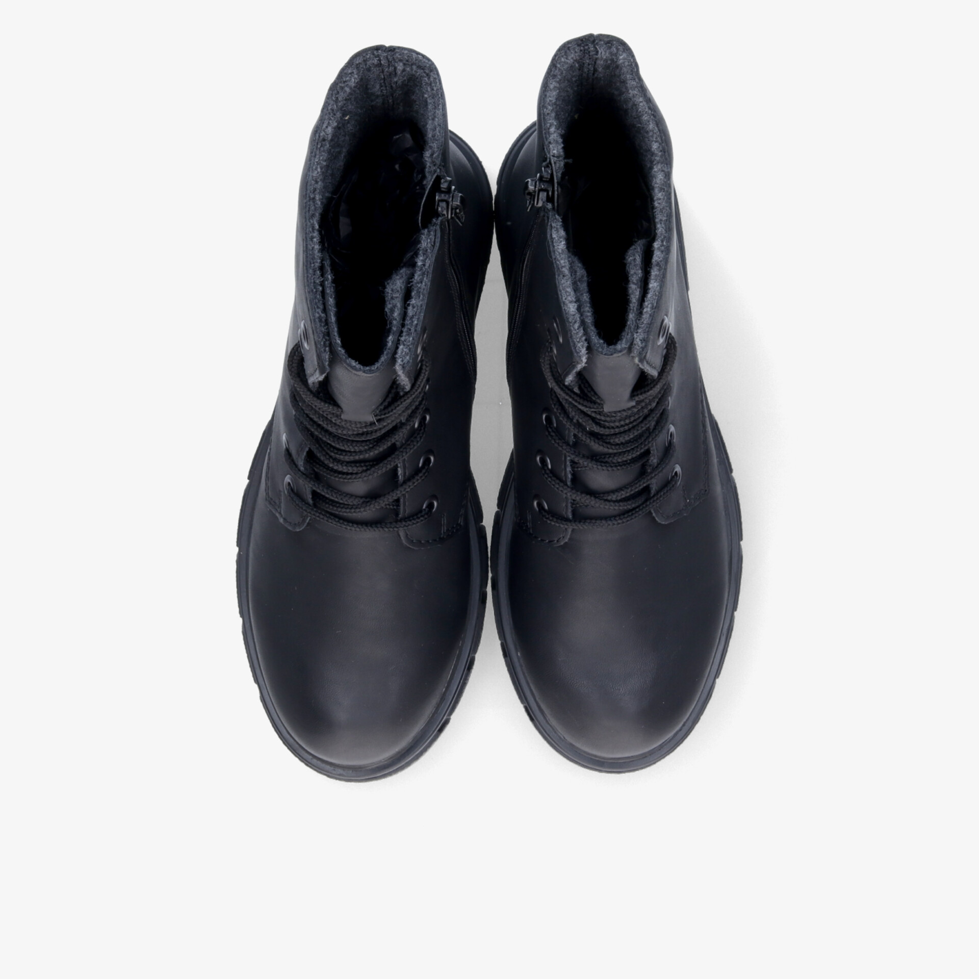 rieker Damen Schnürstiefeletten schwarz