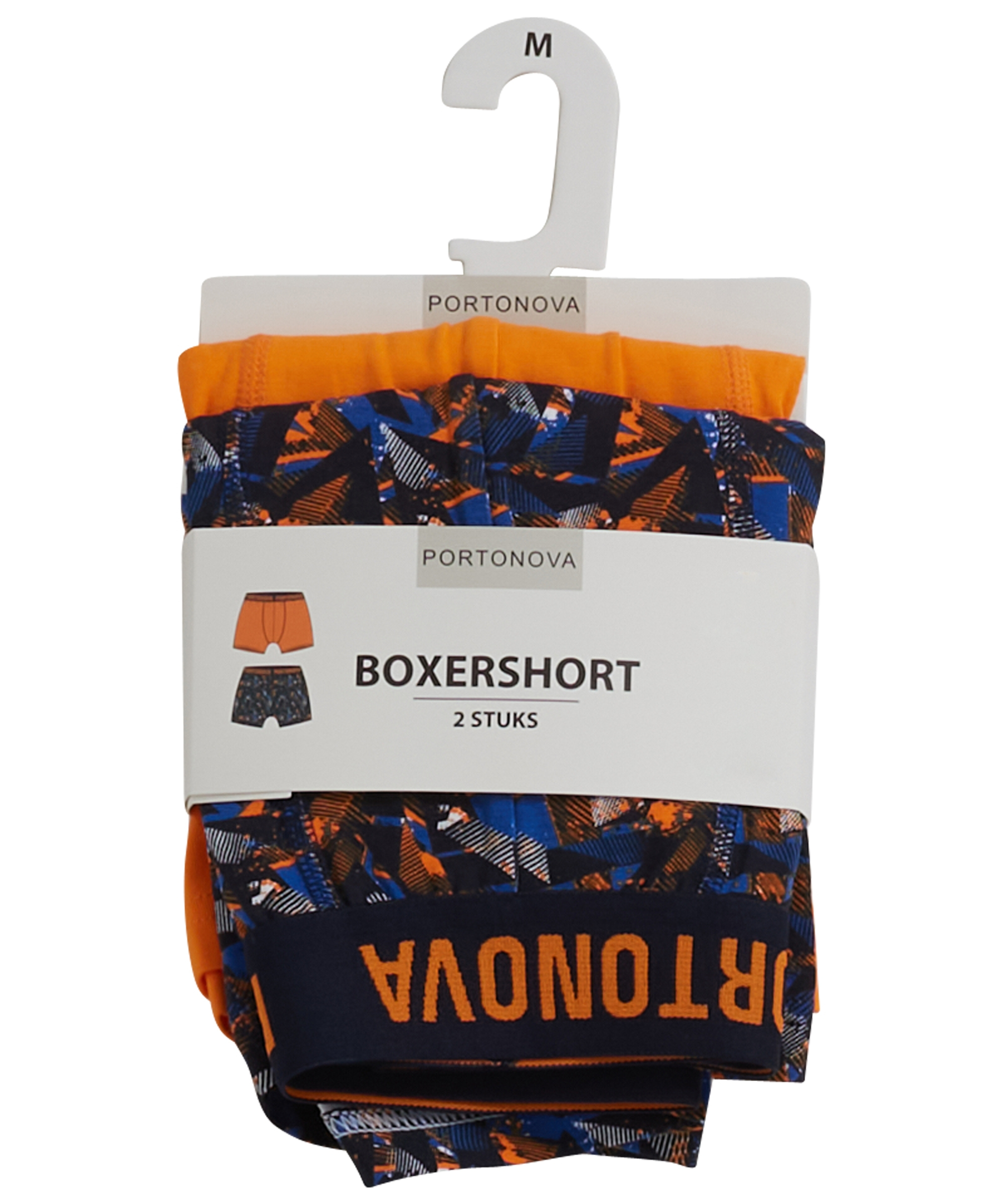 2-pack boxershort uni print
