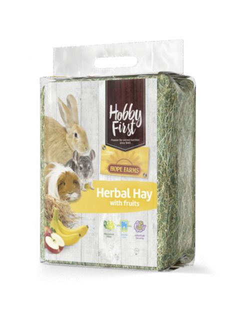 Hobbyfirst Hope Farms Herbal Hay With Fruits - Ruwvoer - 1 kg