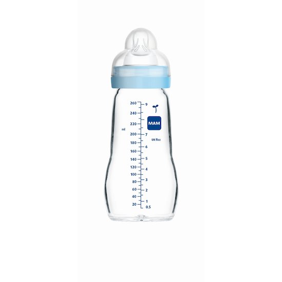 Biberon Verre Tétine Débit 2   Bonbon        260 ml   de               Mam