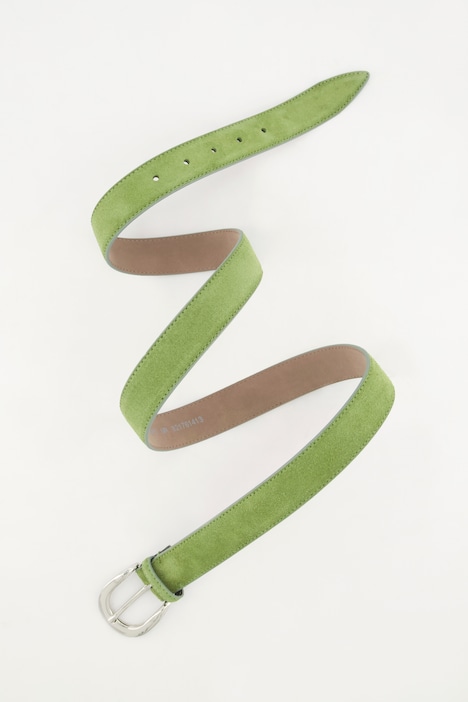 Gürtel, Suede, Velourslederoptik, Metallic-Schließe