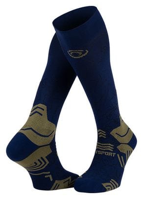 Chaussettes de Trekking BV SPORT Trek GR Compression Navy/Kaki