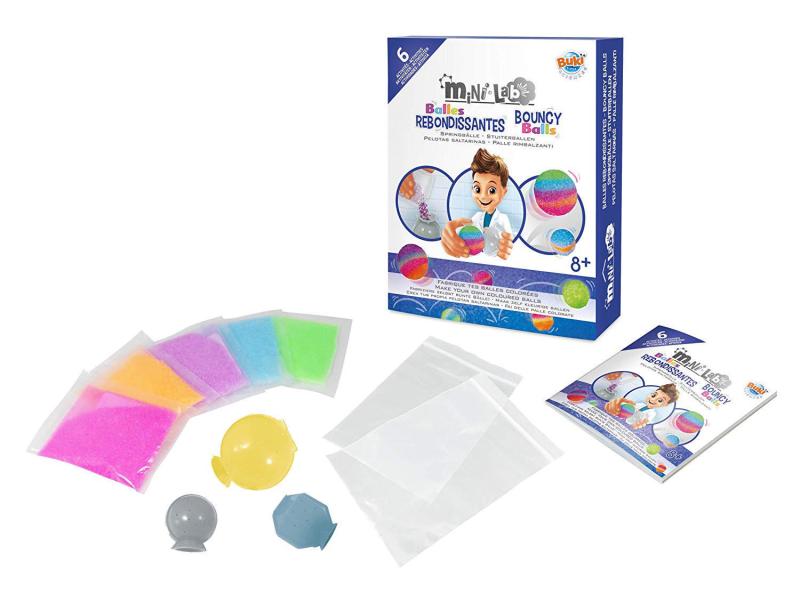 Buki Experimentierkasten Mini Lab Springbälle Ball-Bastelset