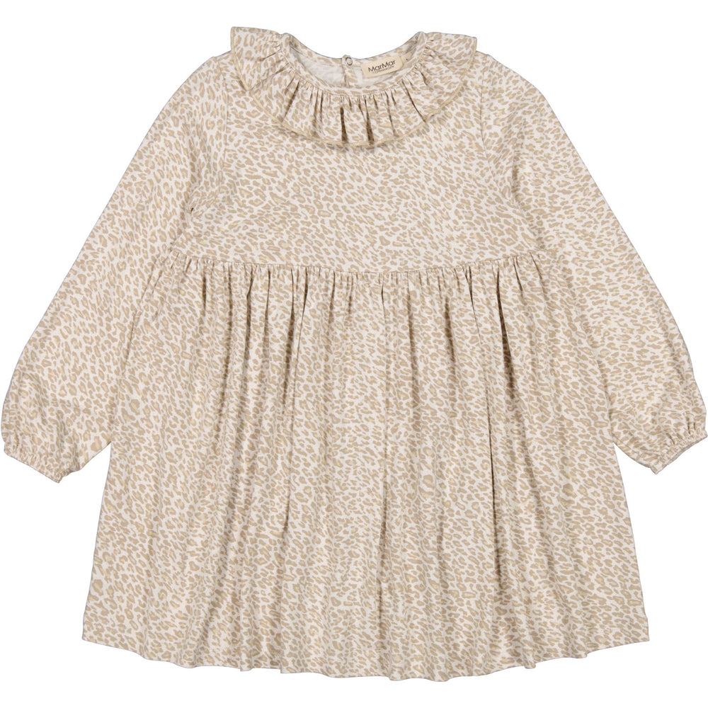 Køb MarMar Leopard Beige Leo Diora Flæse Kjole