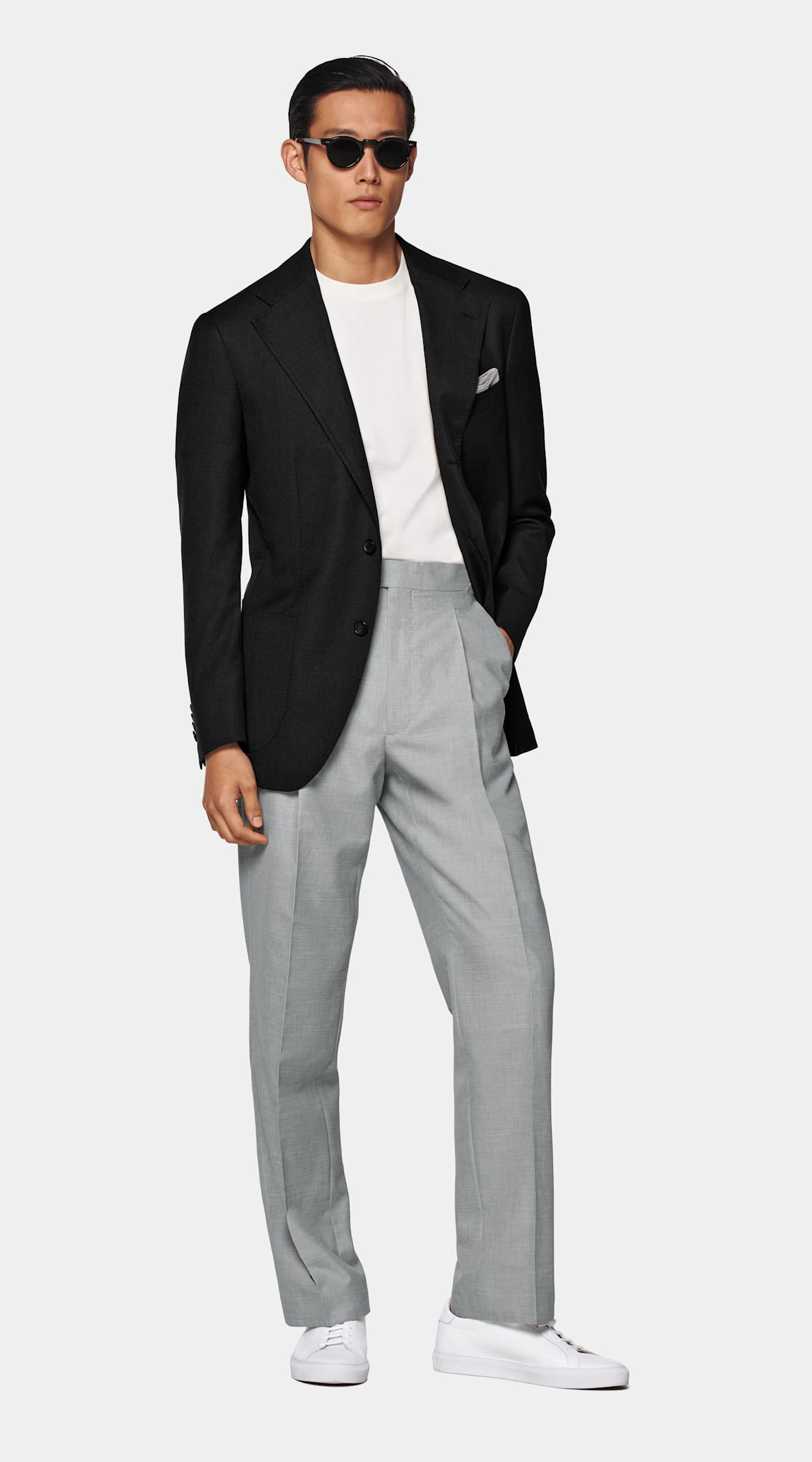 Blazer Roma coupe Relaxed gris foncé