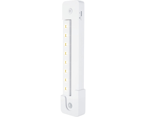 LED-sensorkastlamp, dimbaar, 140 lm, 3000 KB, 25 cm, Smartlight, chroom/mat