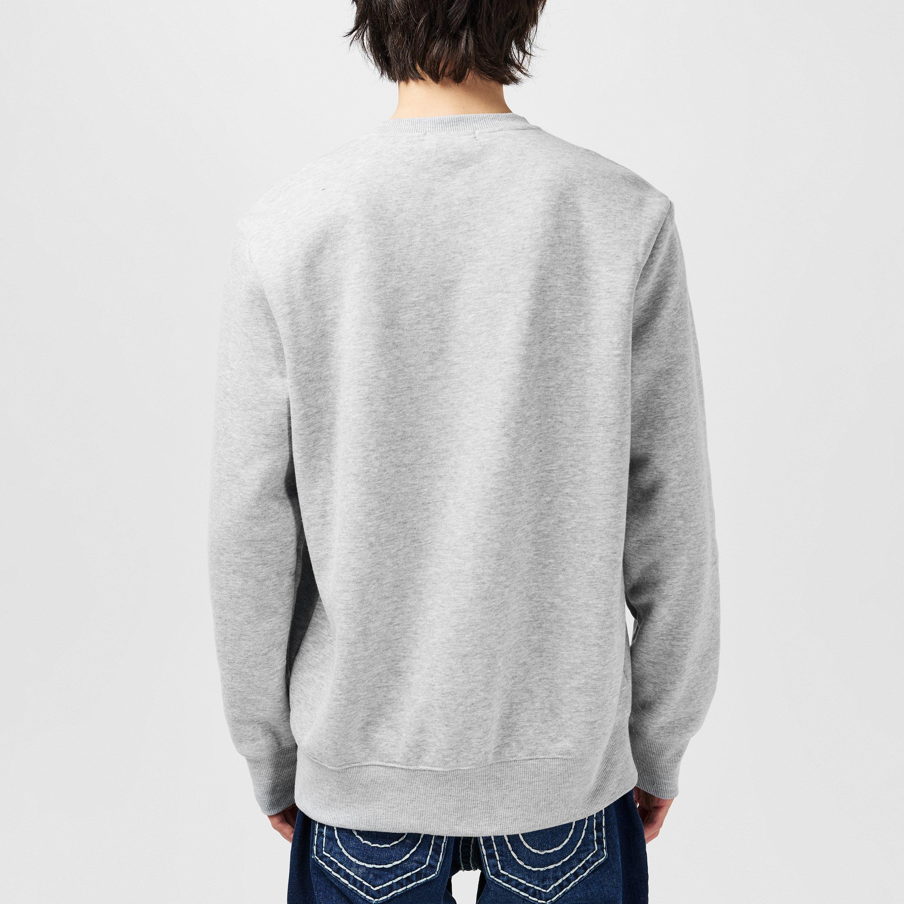 True Religion OG Logo Patch Crew Sweatshirt